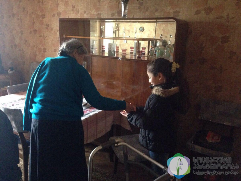 The children of our Fund congratulated the older women with the holiday. image