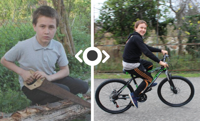 Every boy should have a bike!