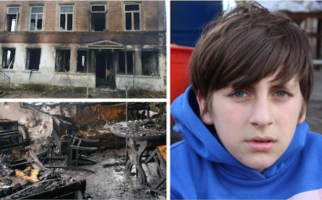I'm the boy from the burned down house