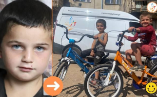 If this bike is mine, I don't need any candy!